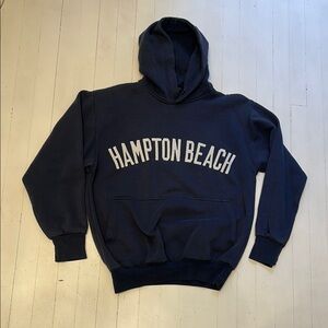 Hampton Beach Navy Hoodie